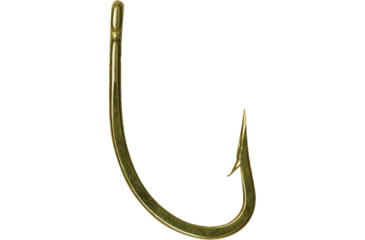 Image of Mustad Classic O'Shaughnessy Live Bait Hook, Forged, 3X Short Shank, Ringed Eye, Bronze, Size 6, 10 per Pack, 9174-BR-6-10