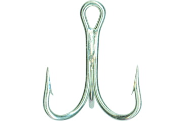 Image of Mustad Classic Treble Hook, Size 6, 1X Short Shank, 3X Strong, Ringed Eye, Durasteel, 25 per Pack, 7794-DS-6-25