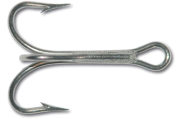 Image of Mustad Classic Treble Hook, Standard Shank, Ringed Eye, , Duratin, Size 7/0, 25 per Pack, 3551-DT-7/0-25