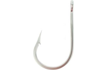 Image of Mustad Southern and Tuna Hook, Forged, Knife Edge Point, Ringed Eye, Salt Water, Stainless Steel, Size 7/0, 2 per Pack, 7691S-SS-7/0-2