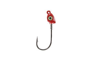 Image of Mustad Spring Lock Jig Head, Red, 3/0 Hook, 3.16oz, SPR886-316-RD-4