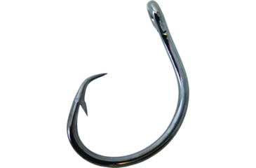 Image of Mustad UltraPoint Demon Perfect Circle Hook, Needle Point, 2X Short Shank, 3X Strong, Wide Gap, Ringed Eye, Black Nickel, Size 11/0, 3 per Pack, 39950NP-BN-11/0-3U