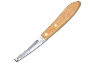 Image of Mustang Parisso II Fixed Blade Knife, Wood Handle, Plain FP74404