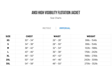 Image of Mustang Survival ANSI Hi-Vis Classic Bomber Flotation Jacket - Medium, MJ6214T3-M-239