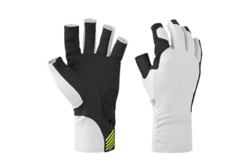 Image of Mustang Survival Traction UV Open Finger Gloves - White &amp; Black - XL, XL, MA6007-267-XL-267
