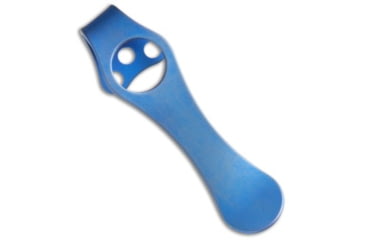 Image of Mxg Gear MXG Gear Benchmade Deep Carry Clip #1 - Blue Anodized Titanium, Blue, adult, BHQ-68842