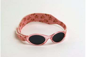 Image of Real Kids Shades 0-24 Months My First Shades Sunglasses - Pink Bear Shades w/ Adjustable Band 024PINKBEAR