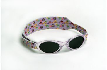 Image of Real Kids Shades 0-24 Months My First Shades Sunglasses - Lavender Animal Parade Shades w/ Adjustable Band 024ANILAV