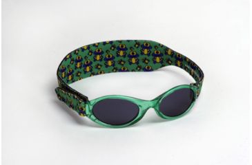 Image of Real Kids Shades 0-24 Months My First Shades Sunglasses - Green Frogs Shades w/ Adjustable Band 024GRNFROGS