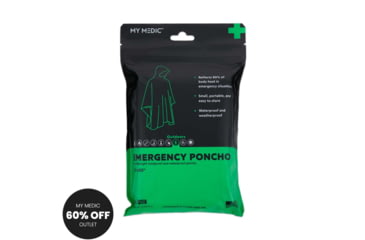 Image of My Medic Emergency Poncho, 3.5x6x0.75 inch, MM-SPL-OUT-PNCH-X-EA