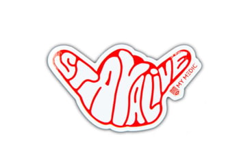 Image of My Medic Stay Alive Sticker, One, MM-SCK-SPl-STY-ALV-EA