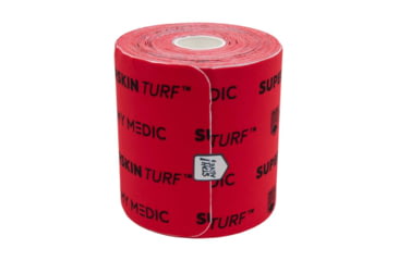 Image of My Medic SuperSkin Turf Tape, Pre-Cut Roll, Red, 14x4 inch, MM-SPL-SPR-SKN-TRF-RED-EA