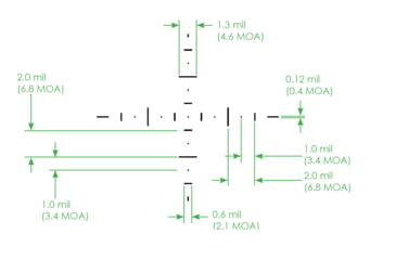 Image of N-Vision Optics HALO-LR 3.5x50mm Thermal Scope, F1.2 Germanium, 60Hz Refresh Rate, Black, HALOLR