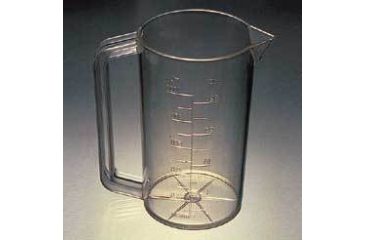 Image of Nalge Nunc Graduated Transparent Beakers with Handle, PMP, NALGENE 1223-1000