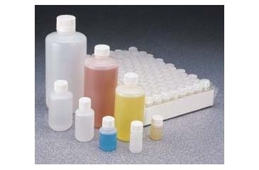 Image of Nalge Nunc High-Density Polyethylene Bottles, Sterile, Narrow Mouth, NALGENE 342002-9050