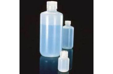 Image of Nalge Nunc Low-Particulate Bottles, High-Density Polyethylene, Narrow Mouth, with Screw Caps, NALGENE 382099-0125