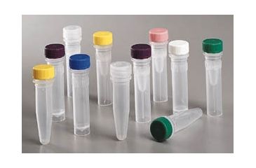Image of Nalge Nunc Low-Profile Closures for NALGENE Micro Packaging Vials, PPCO, Sterile, NALGENE 342821-0112 Low-Profile Closures