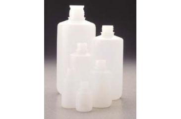 Image of Nalge Nunc Packaging Bottles, High-Density Polyethylene, Narrow Mouth, without Screw Caps, NALGENE 362089-0001