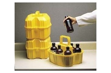 Image of Nalge Nunc Safety Half-Liter Bottle Carriers, NALGENE 6505-0010 Carrier Safety Pint Bottle