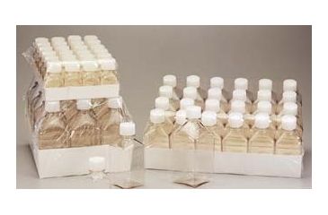 Image of Nalge Nunc Square Media Bottles, PET, Sterile, Graduated, NALGENE 342040-0125 With Closure