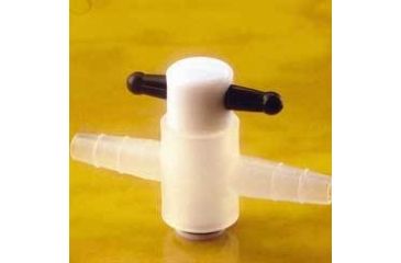 Image of Nalge Nunc Stopcocks, Polypropylene with Teflon Resin TFE Plug, NALGENE 6460-0004