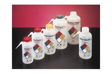 Image of Nalge Nunc Unitary Vented Safety Wash Bottles, Low-Density Polyethylene, NALGENE 2436-0255 250 Ml (8 oz.) Capacity