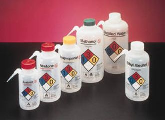Image of Nalge Nunc Unitary Vented Safety Wash Bottles, Low-Density Polyethylene, NALGENE 2436-1001 1000 Ml (32 oz.) Capacity