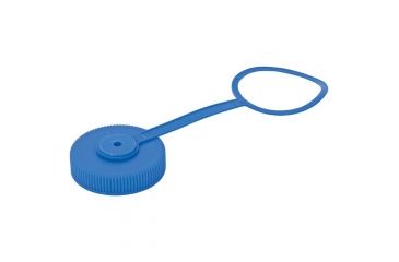 Image of Nalgene Lid Wide Mouth Loop-top Lids, Blue