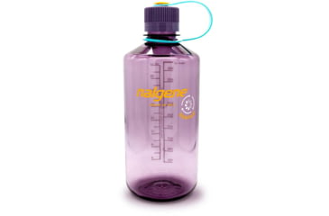 Image of Nalgene Narrow Mouth 1 Quart Sustain Water Bottle, 32 oz, Aubergine, 2020-1032