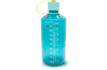 Image of Nalgene Narrow Mouth 1 Quart Sustain Water Bottle, 32 oz, Cerulean, 2020-1132