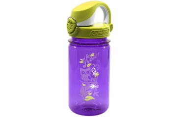 Image of Nalgene On-The-Fly Kids Bottle w/Graphic, 12 oz, Hoot, 12oz, 1263-0019