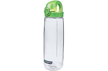 Image of Nalgene On-The-Fly Lock-Top Sustain Bottle, 24 oz, Clear with Sprout Cap, 24oz, 5565-2424