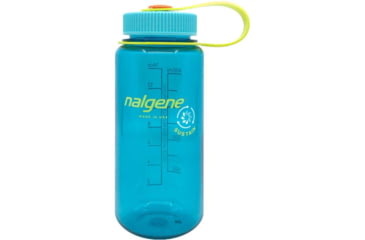 Image of Nalgene Wide Mouth 1 Pint Sustain Water Bottle, 16 oz, Cerulean, 2020-0416