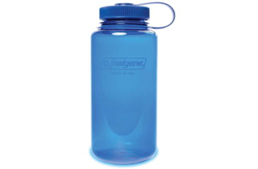 Image of Nalgene Wide Mouth On The Fly Sustain Water Bottle, 16 oz, Denim, 16oz, 2020-3516