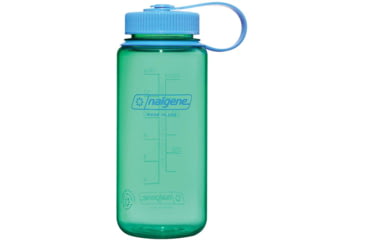 Image of Nalgene Wide Mouth On The Fly Sustain Water Bottle, 16 oz, Pastel Green, 16oz, 2020-3716