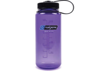 Image of Nalgene Wide Mouth On The Fly Sustain Water Bottle, 16 oz, Purple, 16oz, 682021-0336
