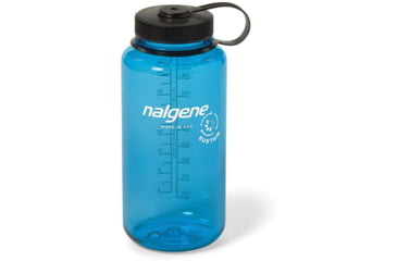 Image of Nalgene Wide Mouth On The Fly Sustain Water Bottle, 16 oz, Slate, 16oz, 2020-1816