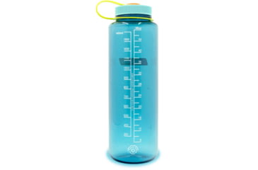 Image of Nalgene Wide Mouth Sustain Silo Bottle, 48oz, Cerulean, 48oz, 2020-0748