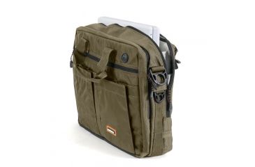 Image of Naneu Military Tech MT13 Slim Messenger Laptop Case, Olive M13002