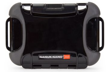 Image of Nanuk 310 Nano Small Protective Case,5.9x4.3x1.7in, Black, 310S-000BK-0A0