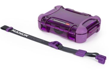Image of Nanuk 310 Nano Small Protective Case,5.9x4.3x1.7in, Purple, 310S-000PR-0A0