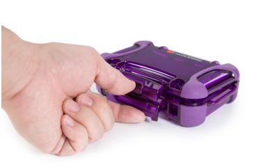 Image of Nanuk 310 Nano Small Protective Case,5.9x4.3x1.7in, Purple, 310S-000PR-0A0