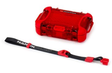 Image of Nanuk 310 Nano Small Protective Case,5.9x4.3x1.7in,Red, 310S-000RD-0A0