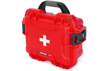 Image of Nanuk 905 Case Empty with First Aid Logo, Red, 905S-000RD-PA0-FSA01