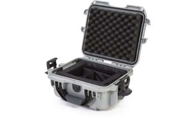 Image of Nanuk 905 Water/Crush Proof Case w/Padded Divider - Silver, 905S-020SV-0A0
