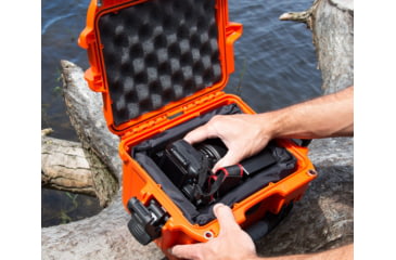 Image of Nanuk 908 Case with Foam, Orange, Small, 908S-010OR-0A0