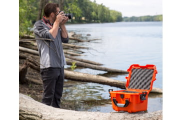 Image of Nanuk 908 Case with Foam, Orange, Small, 908S-010OR-0A0