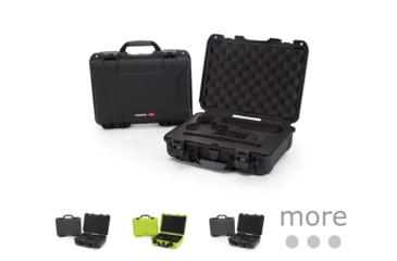 Image of Nanuk 910 2Up Classic Hard Gun Case W/Foam Insert, 14.3in, Black, Graphite, Lime, Olive, Orange, Silver