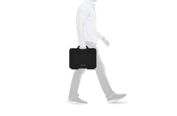 Image of Nanuk 910 Protective Hard Case, 14.3in, Waterproof, w/ Foam, Black, 910S-010BK-0A0