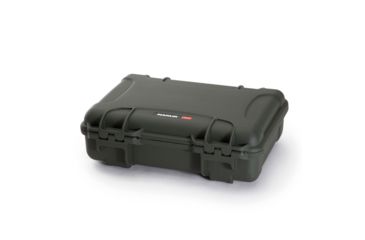 Image of Nanuk 910 Protective Hard Case, 14.3in, Waterproof, w/ Foam, Olive, 910S-010OL-0A0